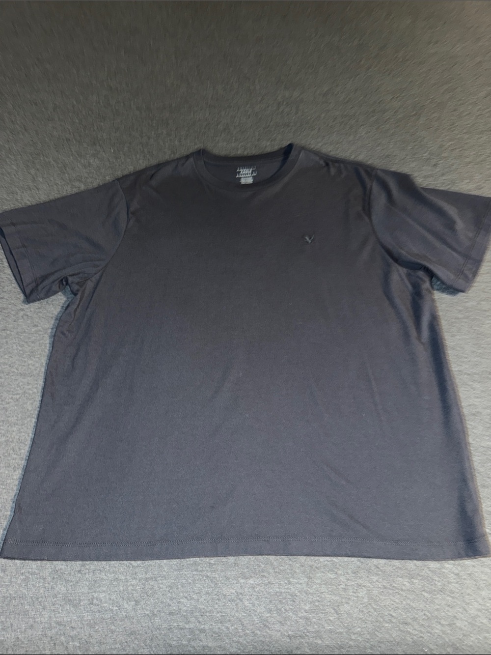 American Eagle Outfitters Men's Navy Crew Neck Tee with Subtle Logo